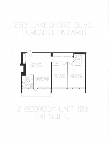 2313/2323 Lakeshore Blvd W Studio-3 Beds Apartment for Rent - Photo Gallery 27